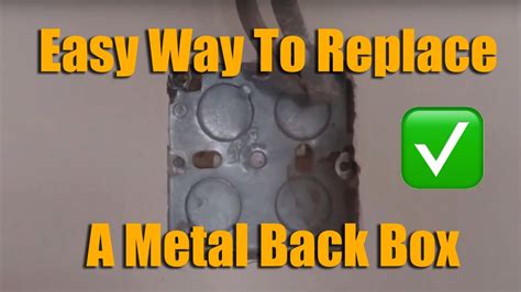 metal back box replacement